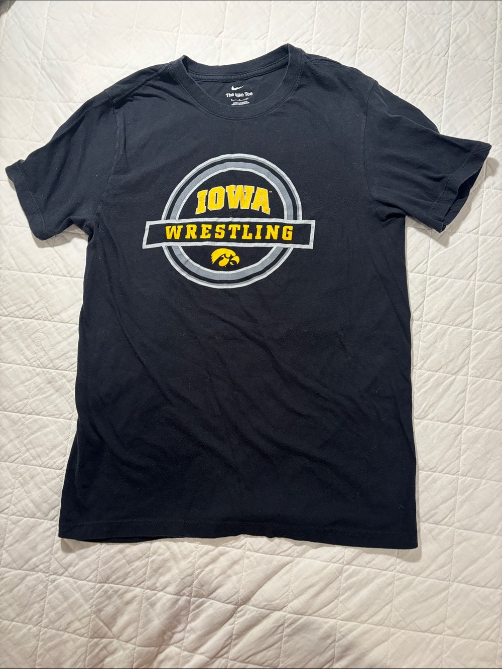 Iowa Wrestling Black Shirt